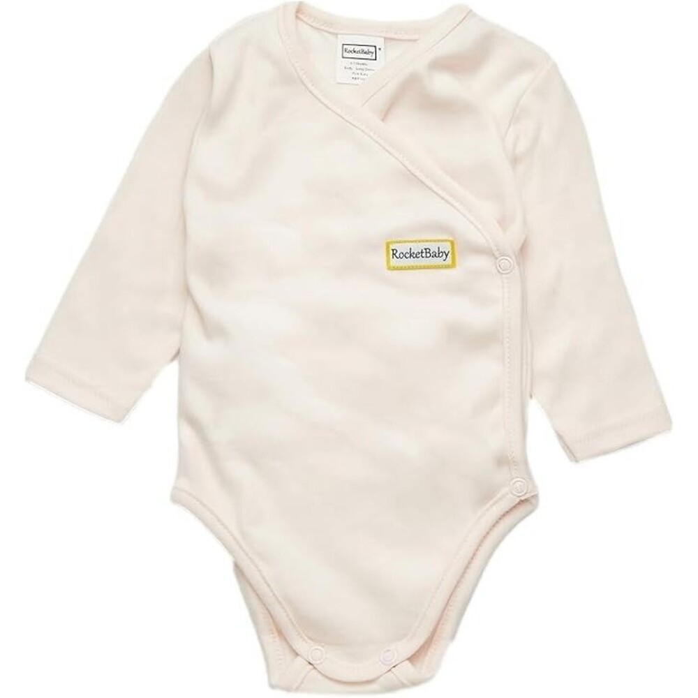ROCKETBABY Bodysuit Kimono Long Sleeve Pink